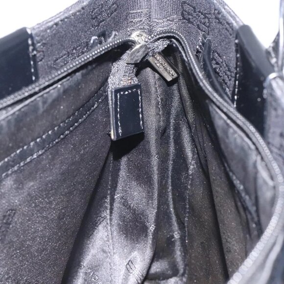 BALENCIAGA Hand Bag Canvas Black Auth SW1025 - Picture 11 of 16